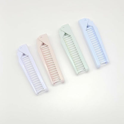 Folding Small Dog Grooming Brush - Perfect for Shih Tzus, Yorkies, and Maltipoos - Ideal Puppy Hair Brushes for Maltese and Small Breeds(Green)