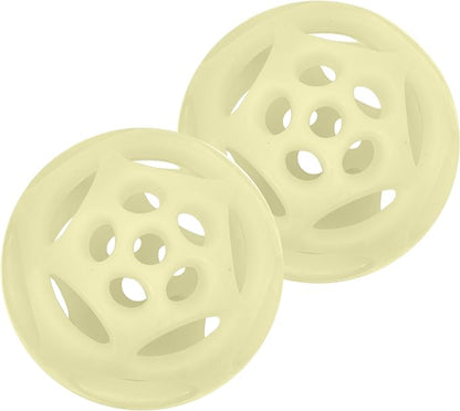 Chew King Glowing Fetch Ball, Dog Ball Toys, Large 2-Pack Lattice