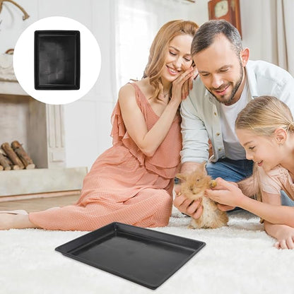 Rabbit Cage Manure Tray Pet Dog Cage Pet Poop Cleaning Tray Plastic for Crates Kennels Dogs Cat Rabbit Ferret Critter