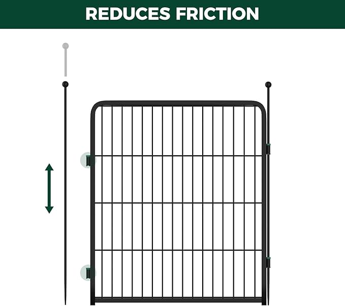 FXW 32 Pieces Muffler Tubes, Compatible with FXW Rollick/Instant Dog Playpen (Replacement for HomePlus/Dog Gate), Green│ Patented