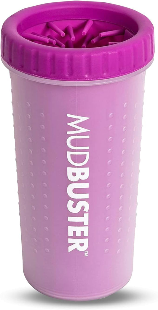 Dexas MudBuster Portable Large Dog Paw Cleaner, Fuchsia - Premium Pet Supplies and Accessories