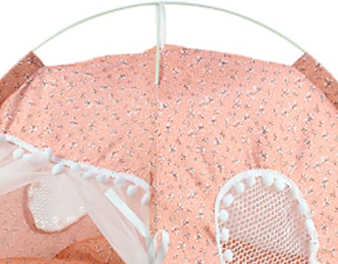 Indoor Pet Tent, Cute Dog Tent House, Washable, Removable for All Seasons (Pink)