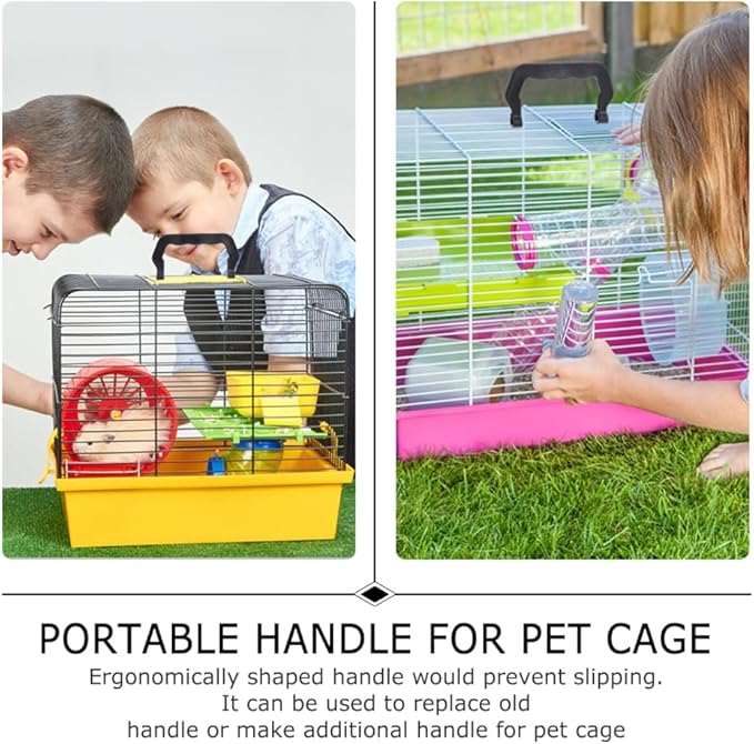 Replacement Crate Handles Portable Pet Cage Crate Plastic Replacement Handles Durable Durable Handles for Pet Cage Carrier- 10pcs