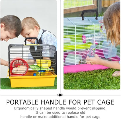Replacement Crate Handles Portable Pet Cage Crate Plastic Replacement Handles Durable Durable Handles for Pet Cage Carrier- 10pcs