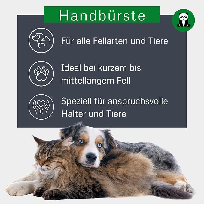 Palm Brush with Boar Bristles for Pets