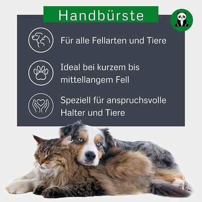 Palm Brush with Boar Bristles for Pets