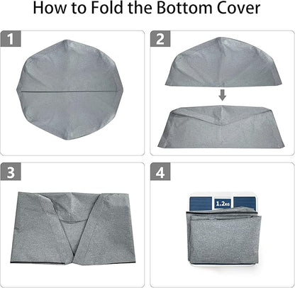 PETIME Bottom Cover Mat for Dog Playpen Pen Waterproof Pad Floor Protector for Indoor Outdoor Use Fits All 24" Wide 8 Panels Pet Exercise Play Pen (Playpen Not Included)