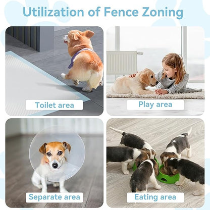 Extension of Whelping Box for Dogs, Only Used to Expand The 48 × 48 × 18In Fence to 96 × 48 × 18In Fence, Dog Whelping Pen Including Only Blankets and Pigsty, No Other Accessories Included