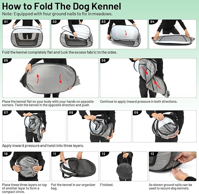 Portable Soft Dog Crate Pop Up Collapsible Dog Cat Kennel Travel Dog Enclosure Indoor Outdoor Large Dog Bed Foldable Crate for Pets（Little Gray and Dark Gray-Small）