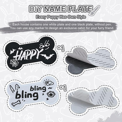 Jiupety Indoor Dog House with Frame, Large Dog Cave Bed, Insulated Cozy, Suitable for 15-30 lb, Large (20"×18"×18"), Gray