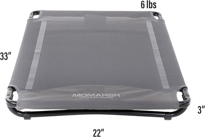 Momarsh Low Profile Dog Cot for Kennels, Crates, Boats & Layout Binds | Comfortable Low Profile Platform & Frame Fits in Most Large Kennels