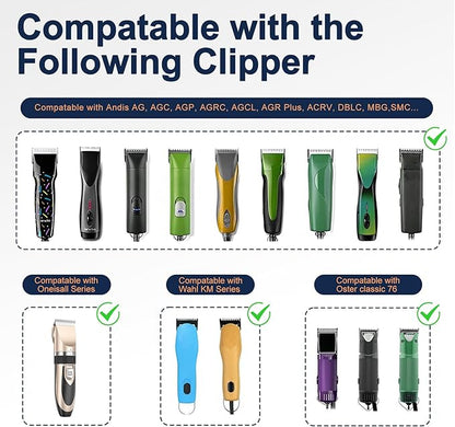10# Clipper Blades Pet Grooming Clipper Replacement Blades Detachable Blade Compatible with andis/wahl/Oster Dog Clippers 3PCS