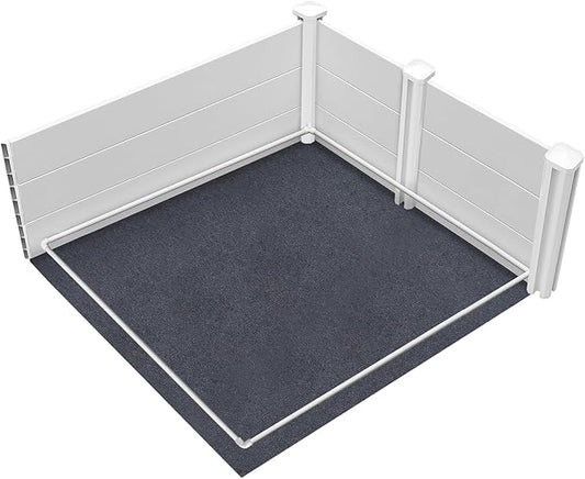Extension of Whelping Box for Dogs, Only Used to Expand The 48 × 48 × 18In Fence to 96 × 48 × 18In Fence, Dog Whelping Pen Including Only Blankets and Pigsty, No Other Accessories Included