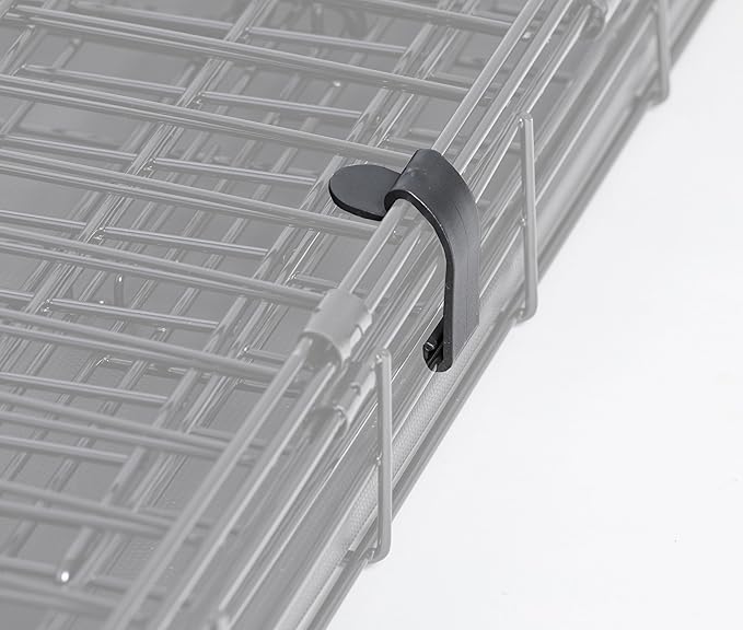 MidWest Homes for Pets Replacement Dog Crate Locking Latch, Plastic, Black, LATCHPL-1