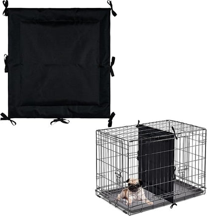 Waterproof PU Dog Crate Divider Panel – Durable Leather Dog Kennel Divider with Ties, Ideal for Puppy Crate Training, Fits 36" Crates. (Divider Only, Crate Not Included)