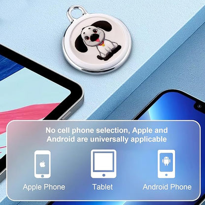 Cat Collar Cat Tracker Collar Dog Tracker Pet Tracker Kittens GPS Tracker for Cats Dogs| Android and iOS Universal| No Monthly Fee | No Charging Required | Waterproof | Smart Anti-Loss Locator (Dog)
