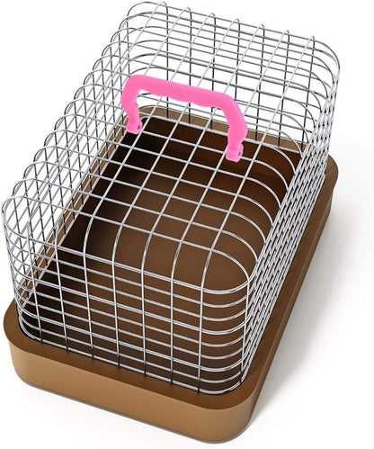 Zerodeko 10pcs Detachable Plastic Handles for Pet Cages Portable and Lightweight Cage Accessories for Easy Lifting and Transport of Pet Carriers