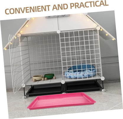 Milisten Replacement Dog Crate Pan,Kennel Tray Dog Crate Bottom Tray for Pet Cages Crates Kennels Dogs Cat Rabbit Ferret Critter