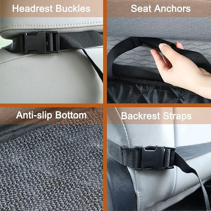 Paw Jamboree 2PCS Car Front Seat Covers for Dogs Scratch-Proof Pet Car Seat Cover Front Seat Non-Slip Car Seat Protector for Dogs Bucket Seat Cover for Dog for Trucks, Cars & SUVs