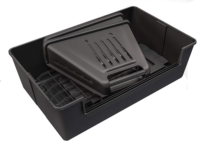 Ferplast Atlas Vehicle SUV Dog Crate, Assembled Car Dog Crate Measures 32L x 20W x 24H & is Ideal for Small to Medium Dog Breeds, Black