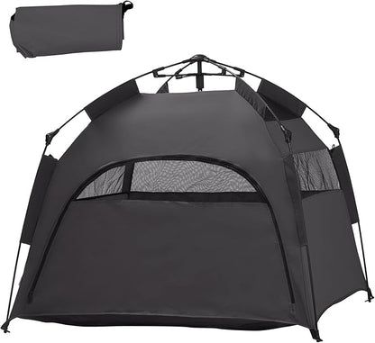 PawHut Pop Up Dog Tent for Extra Large and Large Dogs, Portable Pet Camping Tent with Carrying Bag for Beach, Backyard, Home