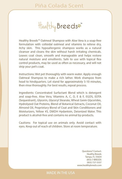 Healthy Breeds Shetland Sheepdog Oatmeal Shampoo with Aloe 16 oz (Pack of 2)