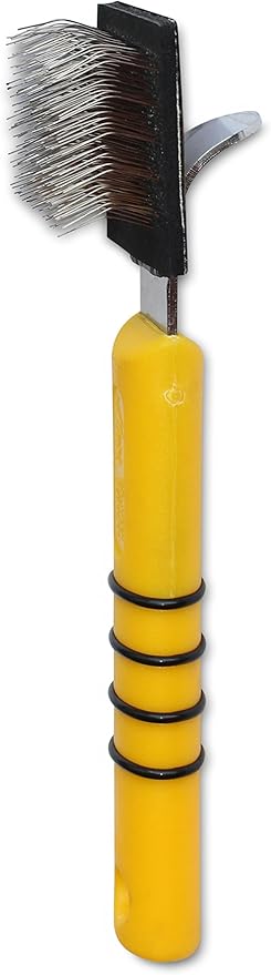 Mars Flexy-King Flexible Slicker Brush, Stainless Steel Bristles