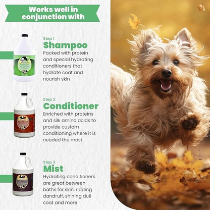 Best Shot Lemon-Aid Oatmeal Wash, Pet Shampoo for Dogs, Cats, and Horses, Ideal Pet Grooming Supplies, 16 Oz.