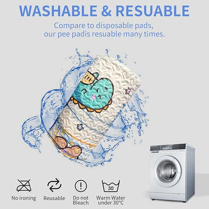 36'' Wide Hexagonal Dog Pen Urine Pad Dog Urine Pad Puppy Pad, [PLAYPEN Not Included!] Reusable Whelping Playpen Crate Reusable Washable Pet Mattress Pads Pet Training Pads, white (JWXQS-011)