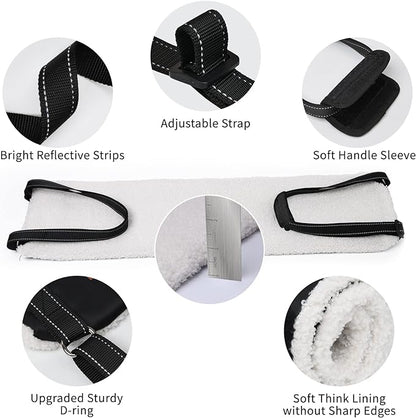 LOOBANI Portable Dog Sling for Back Legs, Hip Support Harness to Help Lift Dogs Rear for Canine Aid and Old K9 Cruciate Ligament Rehabilitation