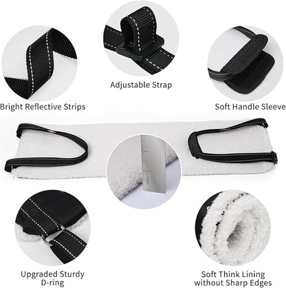 LOOBANI Portable Dog Sling for Back Legs, Hip Support Harness to Help Lift Dogs Rear for Canine Aid and Old K9 Cruciate Ligament Rehabilitation