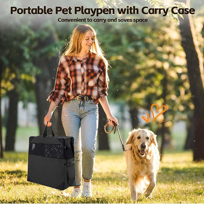 Dog Crate 36x25x25 Inch Dog Crate for Large Dogs, Portable and Foldable Design Perfect for Travel or Home Use, Dog Kennel with 3-Door