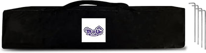 PupUp Canopy Instant and Portable Dog House and Shelter, White/Purple, Large