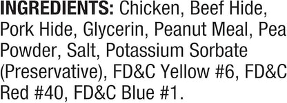 Good 'N' Fun Triple Flavor Wings, Made with Real Meat, Treats for All Dog Sizes