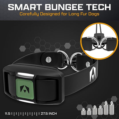 INVIROX Training Collar for Large Dog X2 [Spark K9] 124 Levels with Remote 1100yd Range, Night-Light Mode for Medium Dogs IP67 Waterproof Training Collar for Dogs