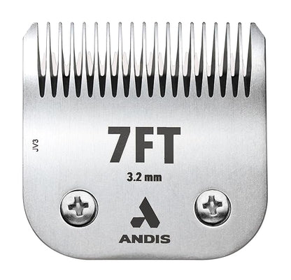 Andis 560208 CeramicEdge Clipper Blade #7FT 24T Upper / 17T Lower, Stainless Steel