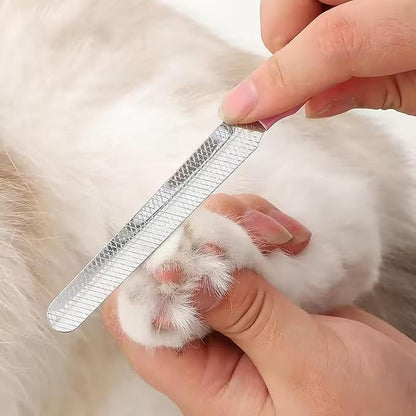 Zoocozy Pet Nail Clippers and File Set - Professional Dog &Cat Nail Trimmer with Safety Guard, for Small Pets Puppies, Kittens, Rabbits with Nail File for Daily Grooming (Pink Colour)