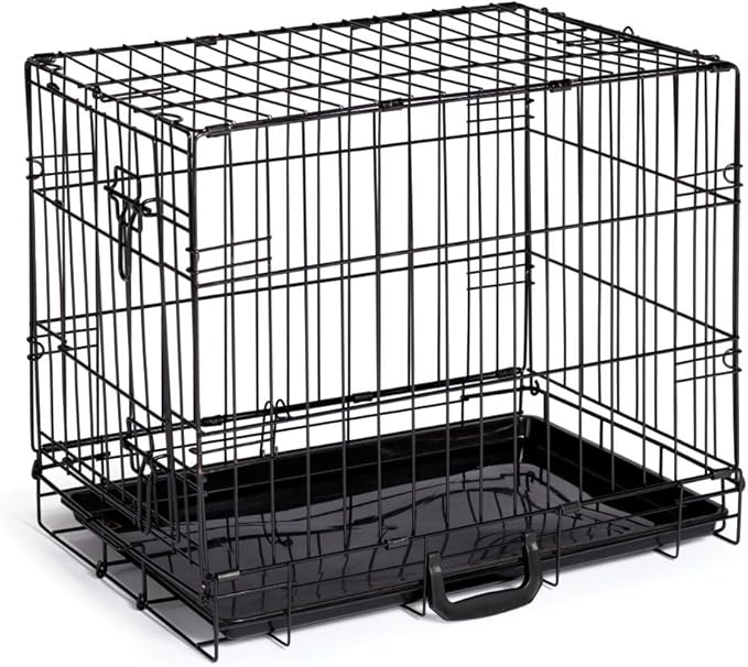 Prevue Pet Products Home On-The-Go Single Door Dog Crate E431, X-Small, Black, 24" Long x 16.5" Wide x 20" High, Stability, Secure, Lightweight, Portable, Airy