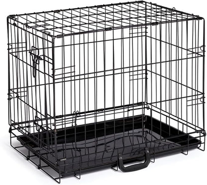 Prevue Pet Products Home On-The-Go Single Door Dog Crate E431, X-Small, Black, 24" Long x 16.5" Wide x 20" High, Stability, Secure, Lightweight, Portable, Airy