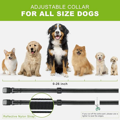 Citronella Dog Bark Collar, Dog Barking Collar with 2 Adjustable Sensitivity and Volume of Spray [1 Citronella Spray Refill] No Shock Anti Bark Collars for Small Medium Large Dogs