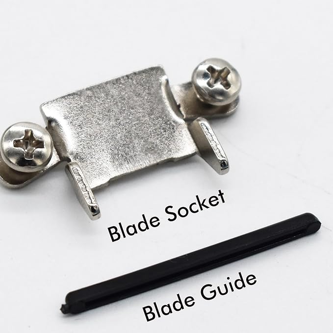Professional Replacement Parts Animal Clipper Repairing Parts, Hinge, Tension Spring, Blade Socket, Blade Guide, Screws Compatible with Oster A2 A5 Style Pet Groomers (Blade Socket)
