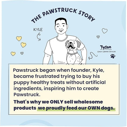 Pawstruck Natural Lamb Ears Chew Treats for Small & Medium Dogs - Healthy Low Fat, No Artificial Preservatives, Single Ingredient, Highly Digestible Animal Ear - 10 Count - Packaging May Vary