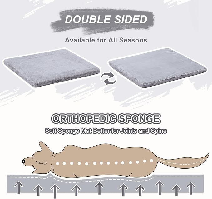 Jiupety Indoor Dog House with Frame, Large Dog Cave Bed, Insulated Cozy, Suitable for 50-90 lb, Jumbo (38"×30"×28"), Gray