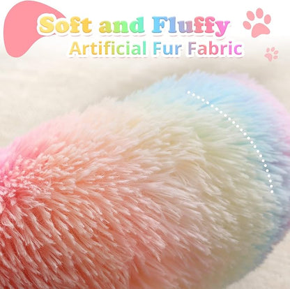 JOLLYVOGUE Dog Beds, Calming Small Dog Bed, Anti-Anxiety Dog Bed for Small Dogs, Fluffy Donut Dog Bed, Cozy Dog Cat Cushion Bed for Small Medium Dogs and Cats (20")