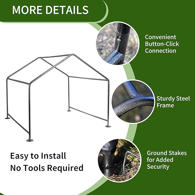 Extra Large Dog House Outside, Dog Tent Outdoor, Big Dog Shade Shelter Doghouse Canopy With Three-Sided Breathable Mesh Windows, Gray Sun Rain Cover For Pet Cat Goat Livestock 4'x 4'x 3.3'