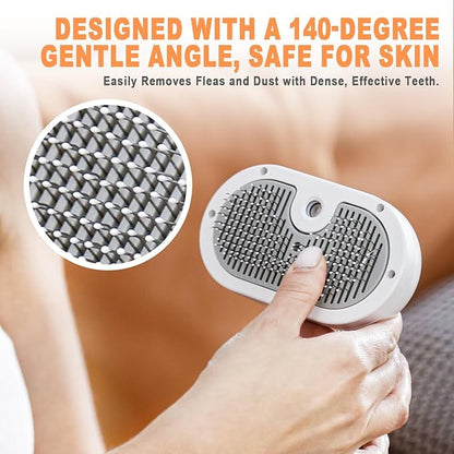 FURGO Cat Steam Brush for Shedding,3 in 1 Steam Pet Brush for Cats & Dogs, Efficient Hair Removal & Cleaning, Pet Hair Removal Tool Suitable for All Pet Fur Types