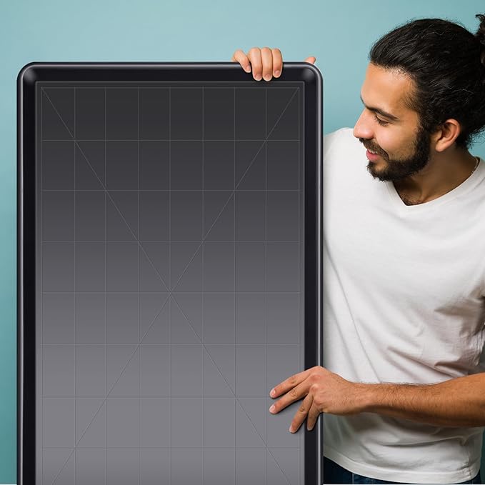 Mifoci 6 Pcs 35 × 23.6 Inch Replacement Tray for Large Dog Plastic Dog Crate Pan Crate Bottom Liner Trays