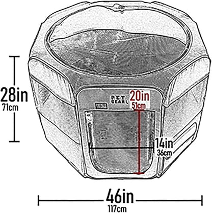 Pet Gear Octagon Pet Pen with Removable Top, Indoor/Outdoor, Willow
