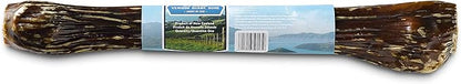 ZIWI Venison Deer Full Shank – 2-in-1 Dog Bone Chew Treat Wrapped in Beef Esophagus - All Natural, Air-Dried