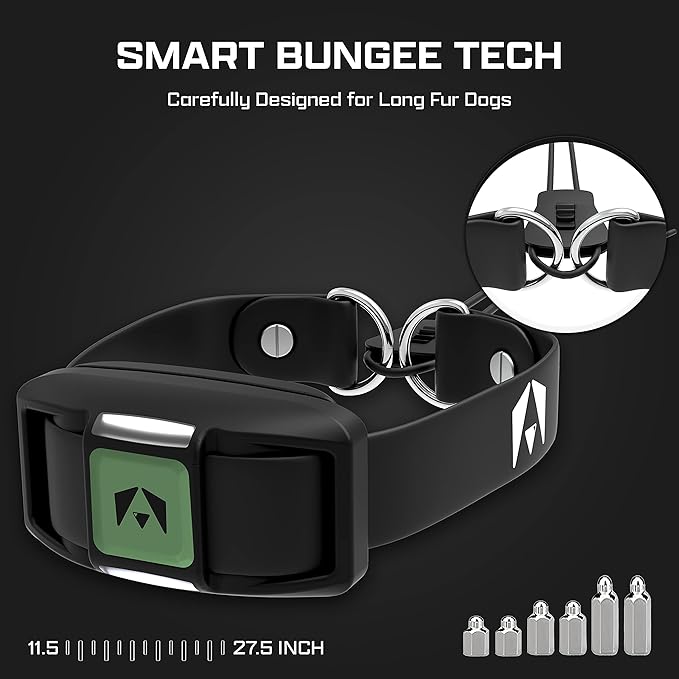 INVIROX Shock Collar for Large Dog [Spark K9] 124 Levels with Remote 1100yd Range, Night-Light Mode for Medium Dogs IP67 Waterproof Training Collar for Dogs
